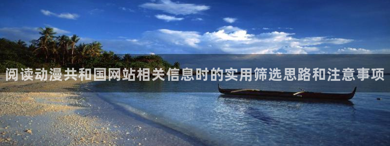 韩国漫画阅读网站:阅读动漫共和国网站相关信息时的实用筛选思路和注意事项配图